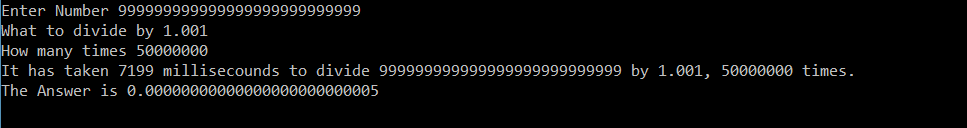 50 Million Operations