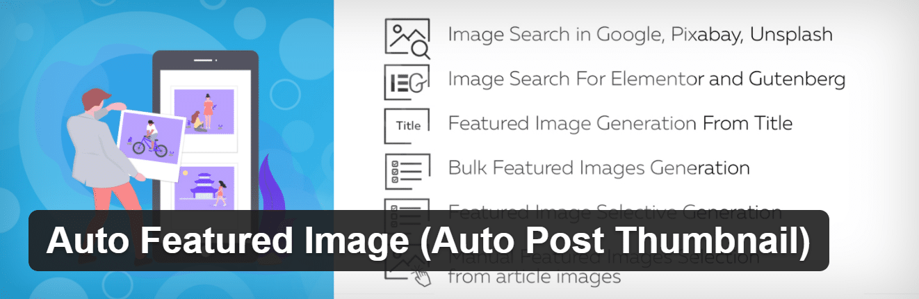 Auto Featured Image plugin