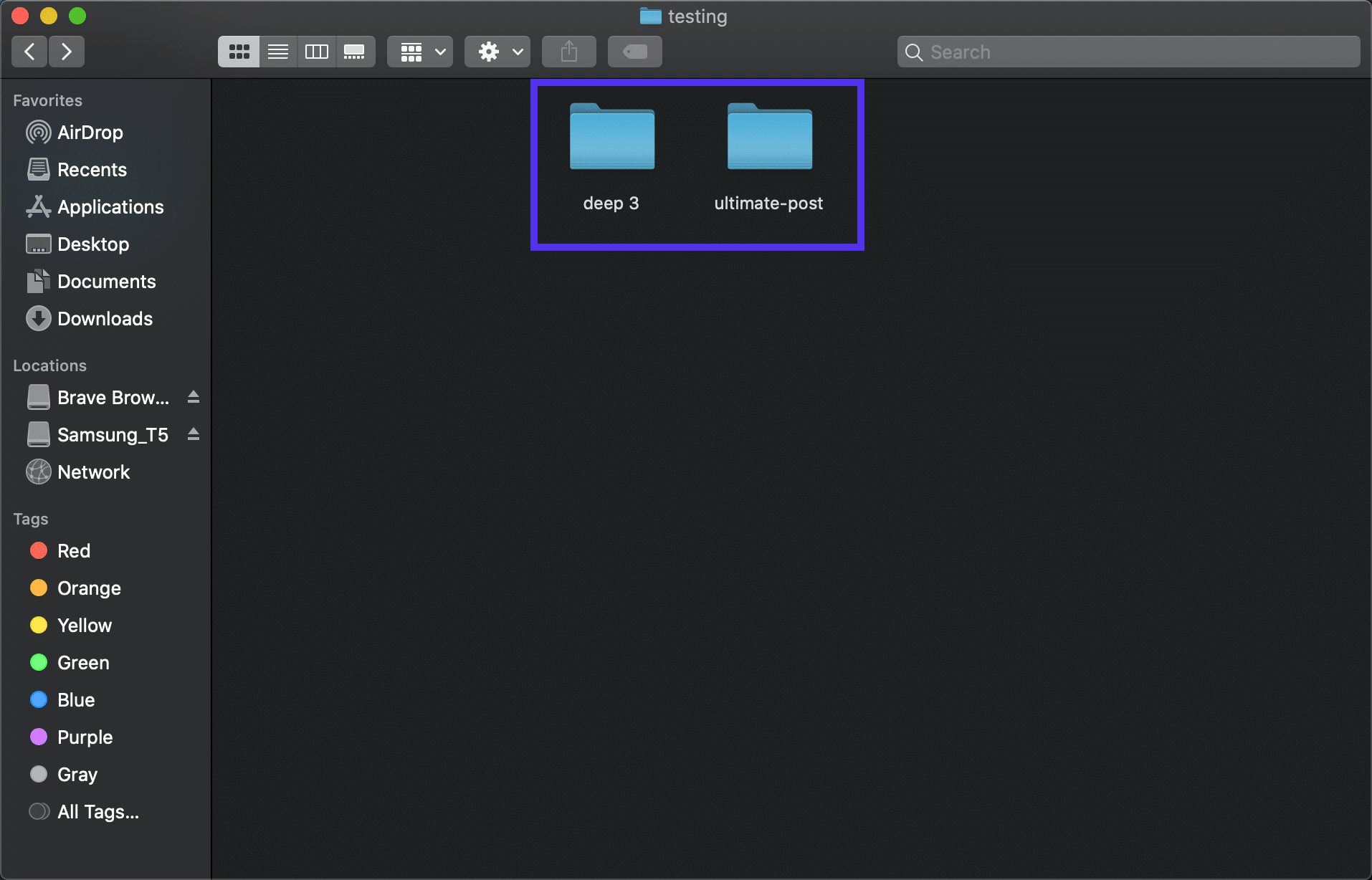two files