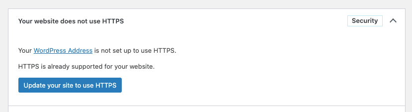HTTPS supported