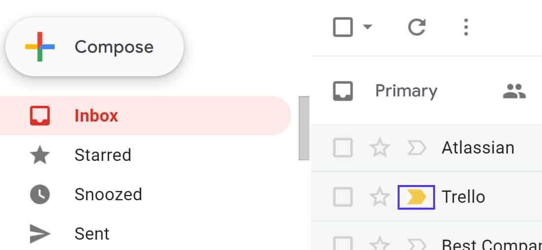 Gmail marks 