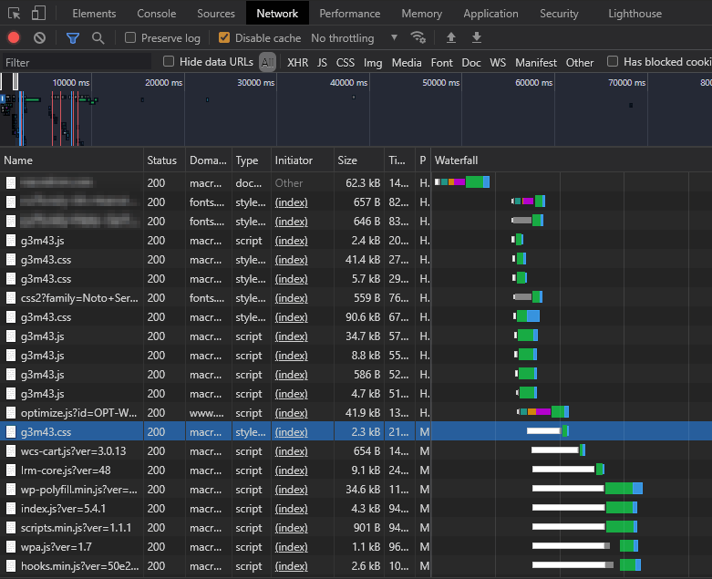 DevTools Network panel.