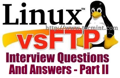 VsFTP Intervew Questions