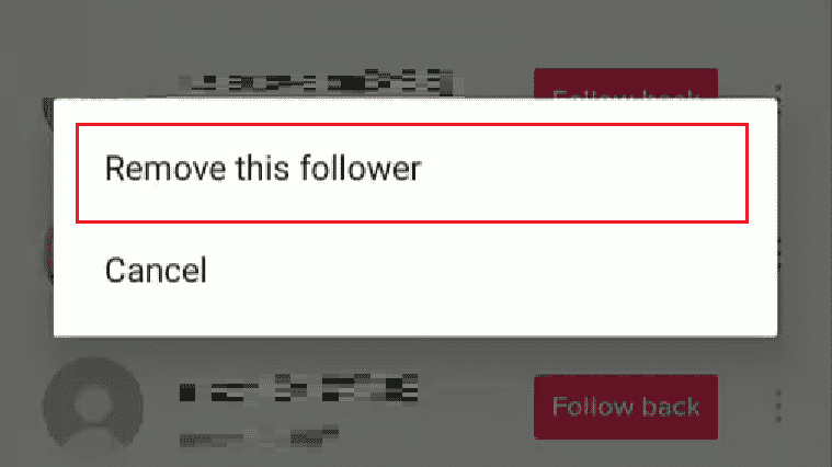 Tap on Remove this follower | How to Block Someone on TikTok