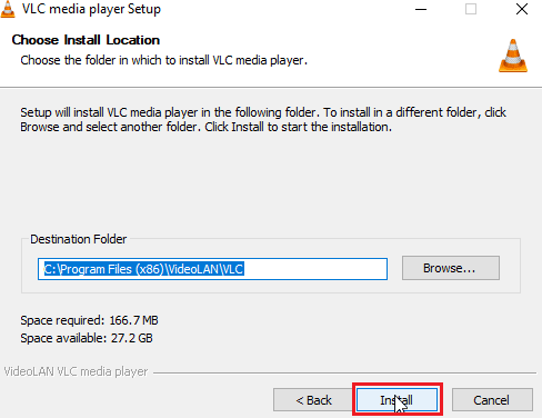 click on next. Fix VLC Hotkeys and Shortcuts Not Working