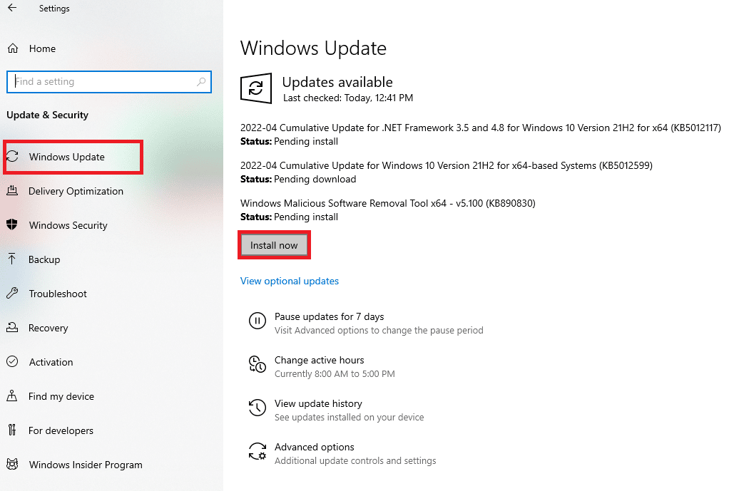 Update Windows. Fix Hulu Error Code 2 998