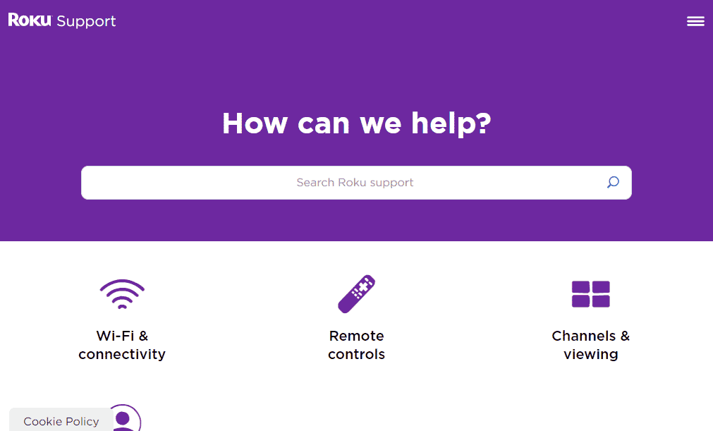 Contact Roku Support. Fix Disney Plus Not Working on Roku