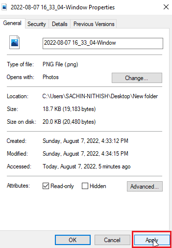 click on apply. Fix Unable to Display Current Owner