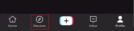 Tap on the Discover tab from the bottom bar