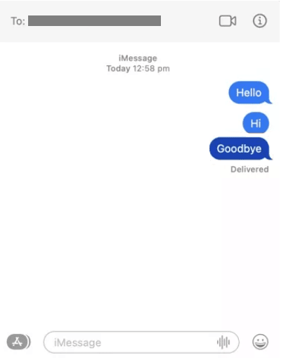 Open iMessage on your mac and choose the conversation from where you want to delete the message.