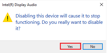 confirm the prompt by clicking on Yes and reboot your computer