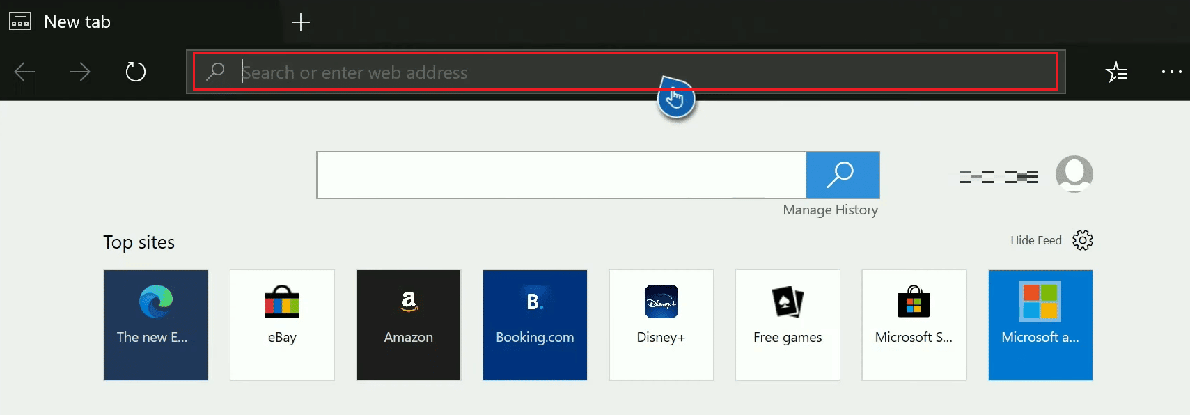 Press the Y button on your Xbox controller and search for Mario HTML5 in the search bar