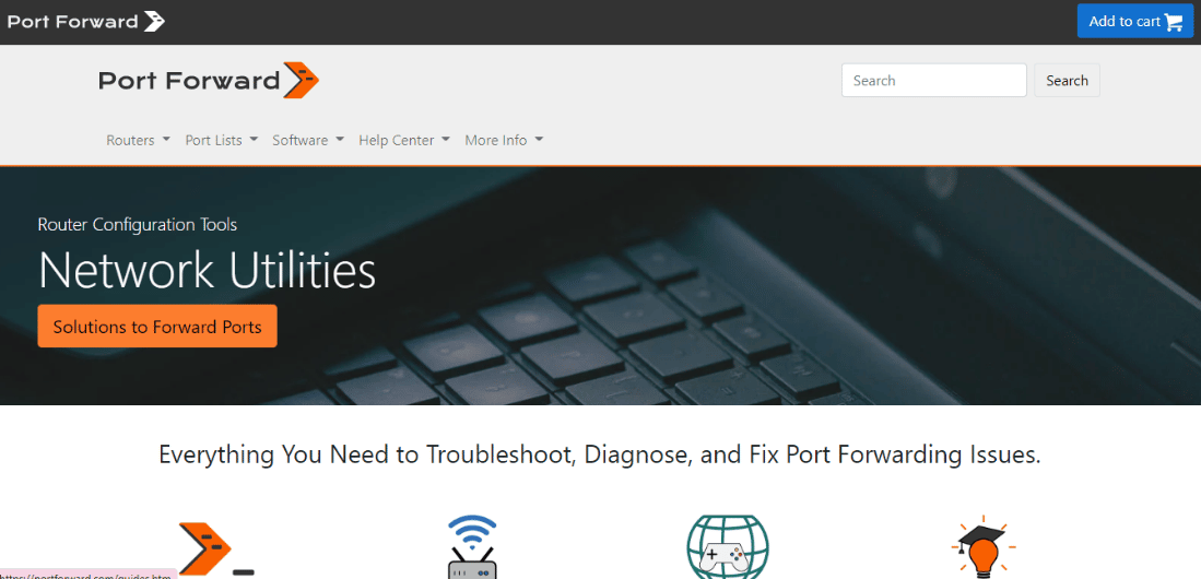 Launch the Portforward website. Fix Dolphin Traversal Server Connection Error