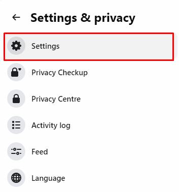 select Settings | What Happened to Birthdays on Facebook? | turn On/Off Facebook notifications