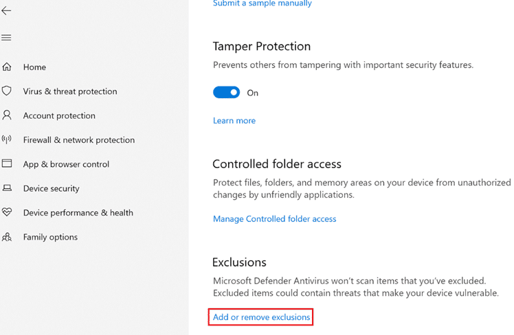 click Add or remove exclusions. Fix Origin Stuck on Resuming Download in Windows 10