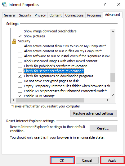 Click Apply and Ok. Fix Outlook Error 0x8004102a in Windows 10