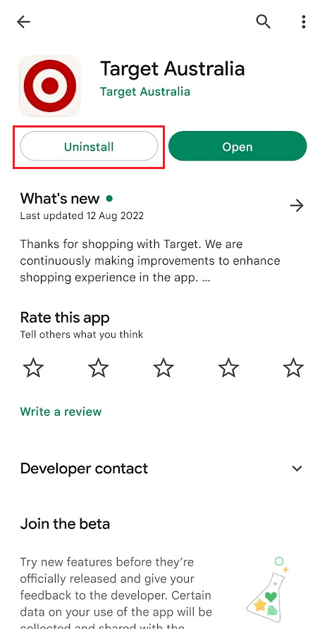 tap on Uninstall | How to Delete Target Account