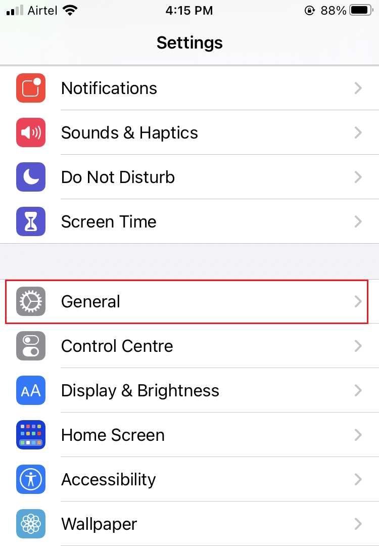 iphone. settings general. | How to Restart without Resetting Clash of Clans