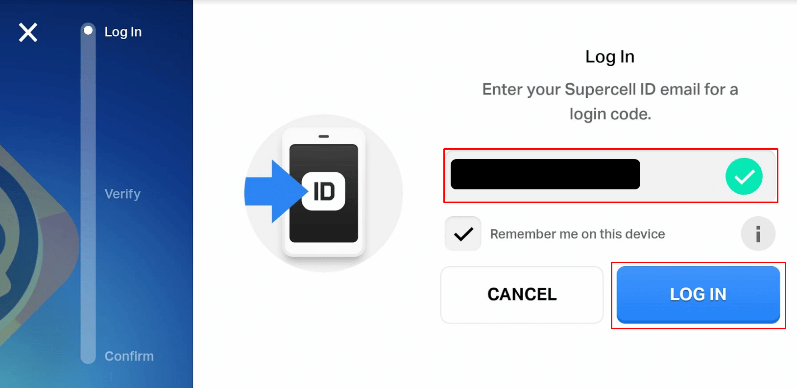 Log in to the Supercell ID linked to your previous account | How to Restart without Resetting Clash of Clans