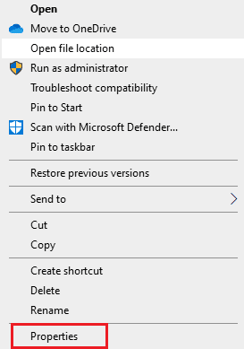 Click on Properties. Fix Forza Horizon 4 FH001 in Windows 10
