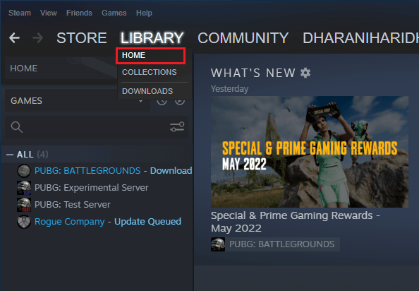 click on HOME and search for your game. Fix MultiVersus Not Launching in Windows 10