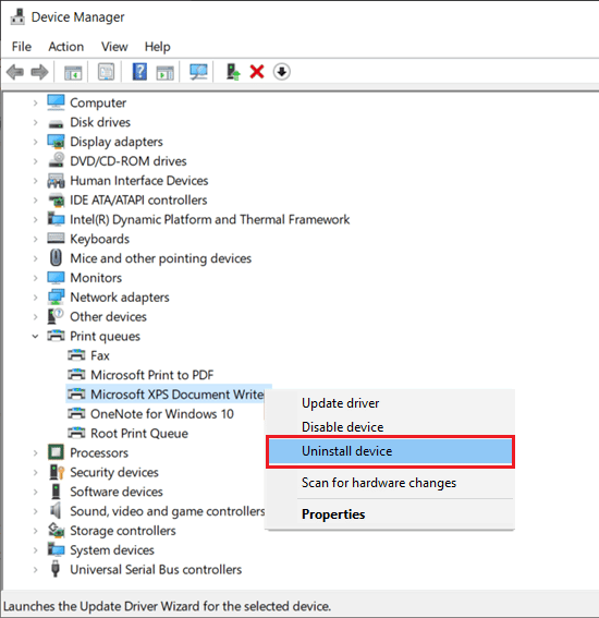 Reinstall Printer Drivers