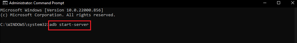 adb start server command