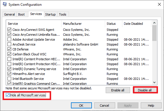 Perform Clean Boot. Fix Sea of Thieves Not Downloading Error