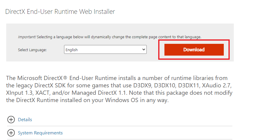  Click on Download