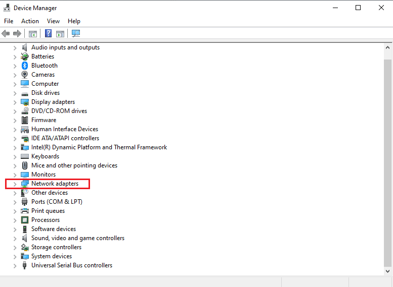 expand Network adapters. Fix Driver IRQL Not Less or Equal Rtwlane Sys Error