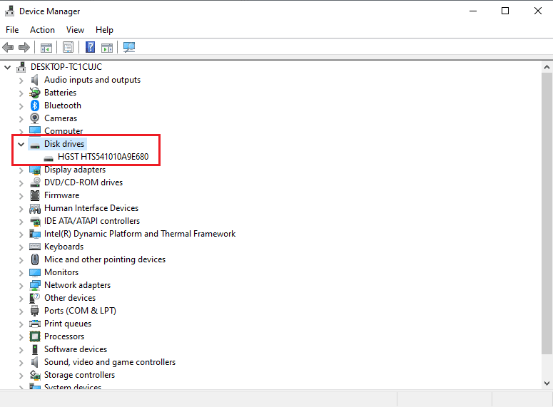expand the Disk drive. Fix Driver IRQL Not Less or Equal Rtwlane Sys Error