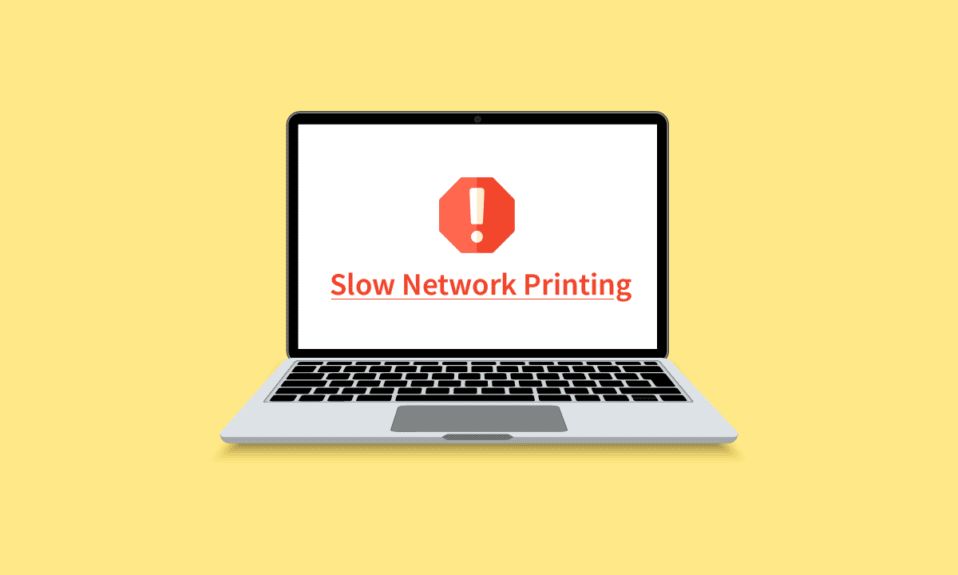 Fix Slow Network Printing in Windows 10