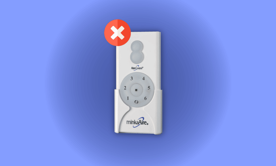 Why is Minka Aire Remote Not Working?