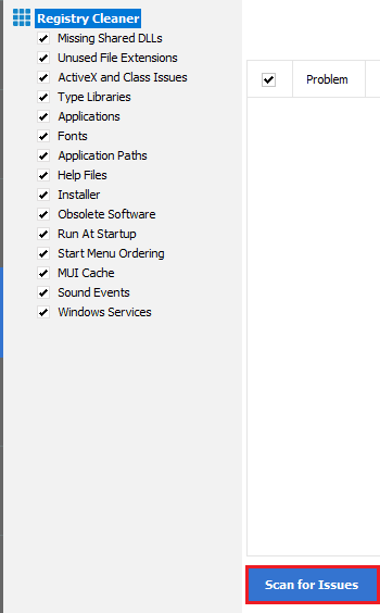 click on Scan for Issues. Fix C Drive Keeps Filling Up for No Reason