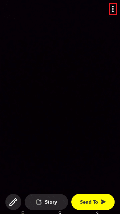 Tap on the three dots at the top right corner