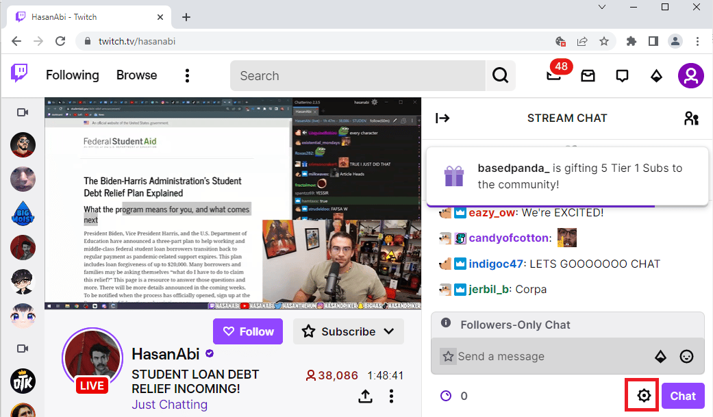 Click on the Chat Settings option. Fix Twitch Unable to Connect to Chat