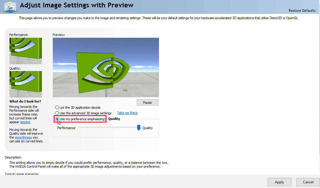 click on Use my preference emphasizing. How to Fix Civilization 5 Runtime Error in Windows 10