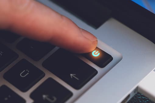 Power button laptop or Mac
