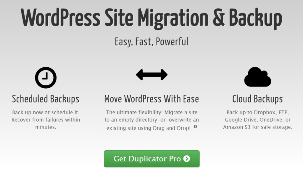 Duplicator site banner