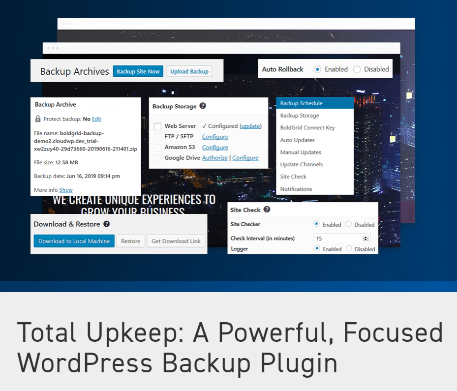 Total Upkeep site banner