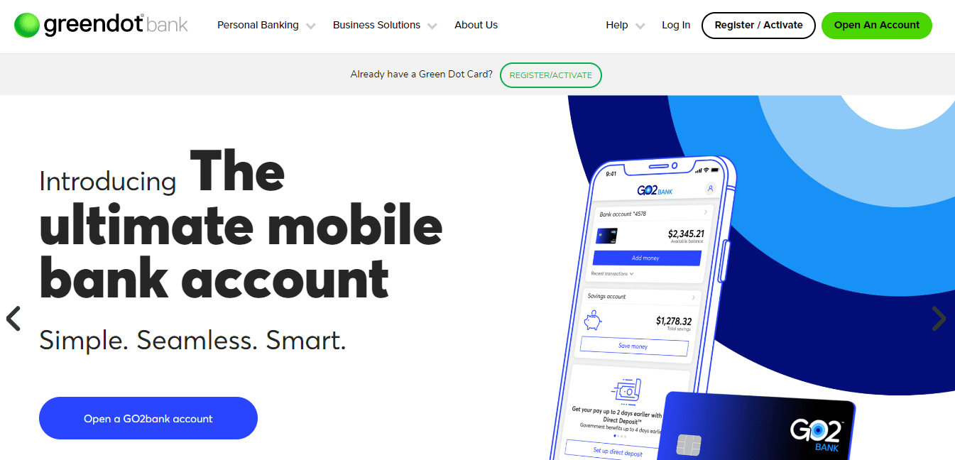 Visit the official Green Dot Card Banking website | How to Cancel Green Dot Card