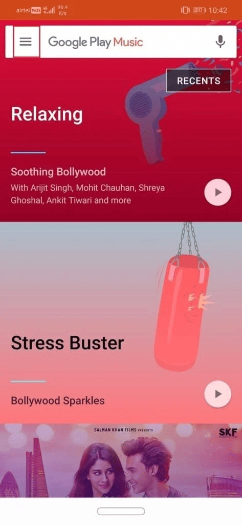 Tap on the three vertical lines icon