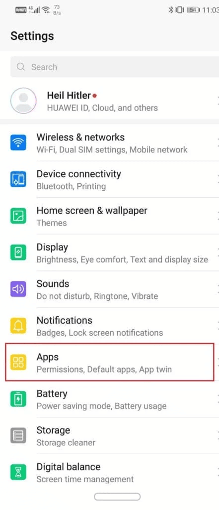 Select Apps. Fix Google Music Playback Error on Android