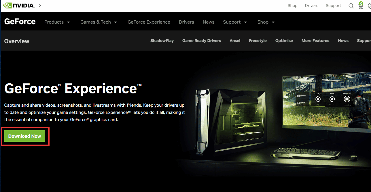 download nvidia geforce experience