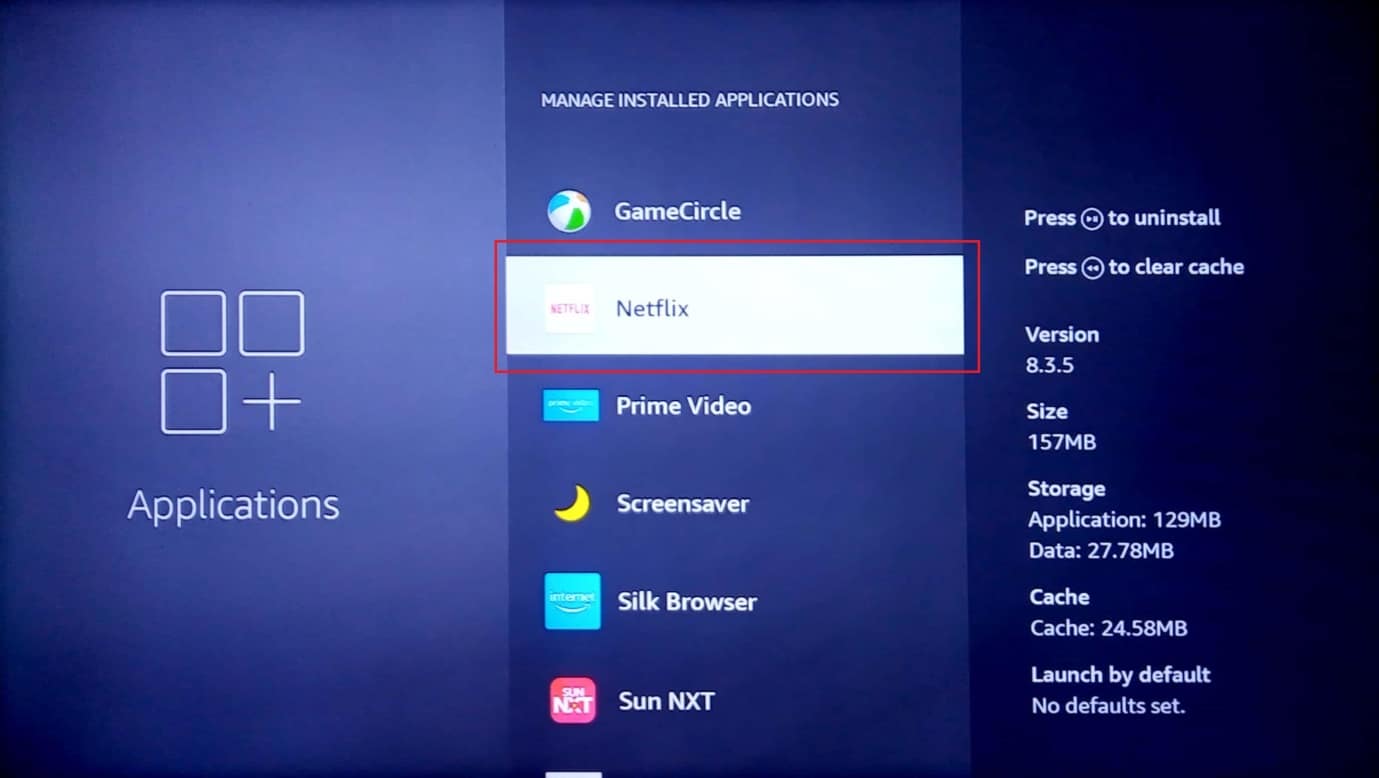 select netflix