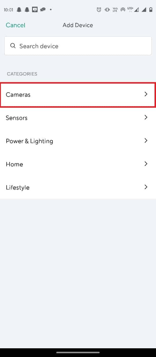 Tap on the Cameras tab in the CATEGORIES section. Fix Wyze Error 07 on Android