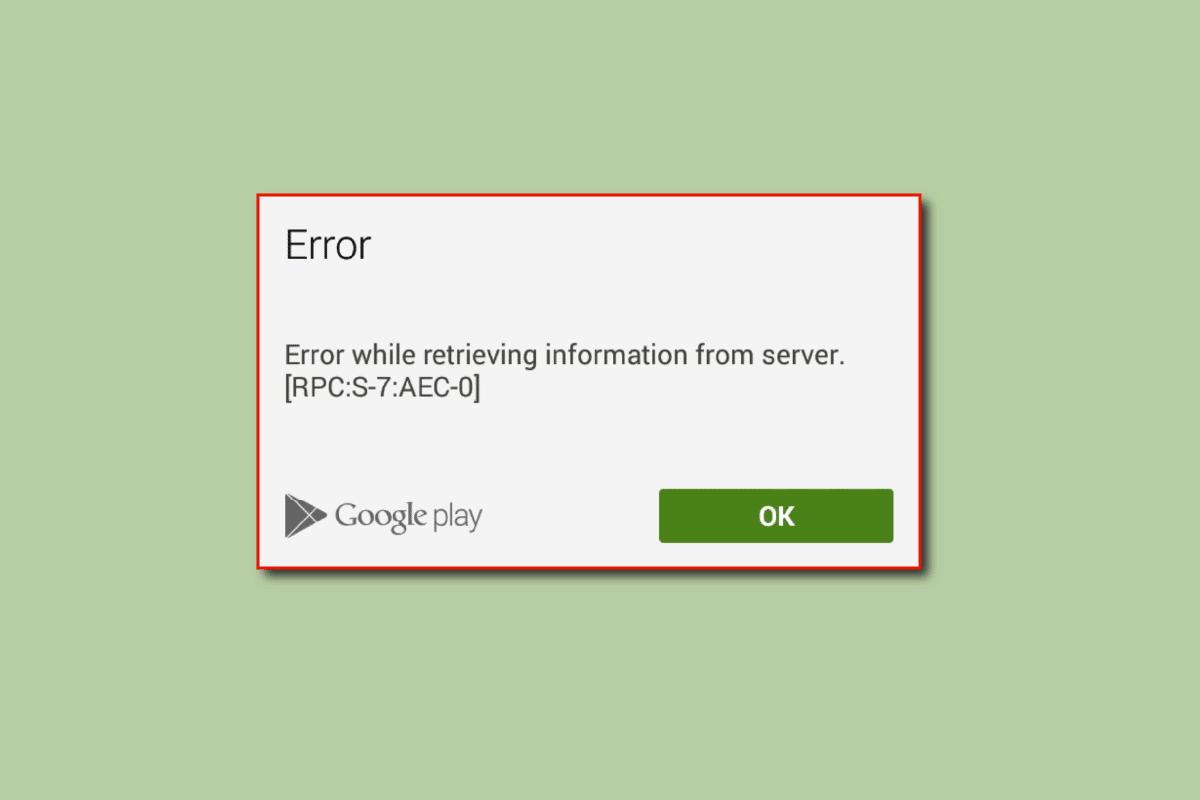 Fix Error Retrieving Information from Server RPC
