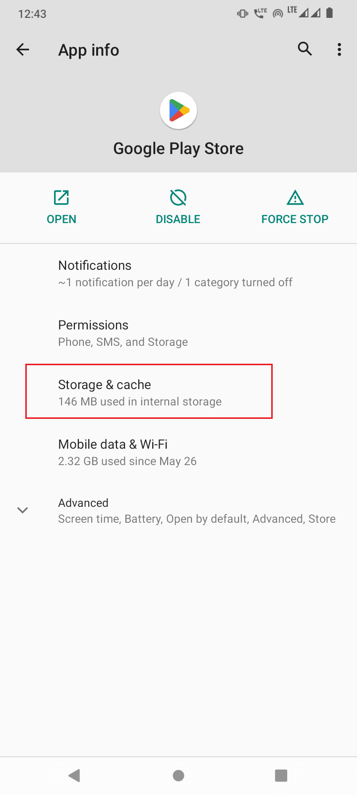tap storage and cache. Fix Error Retrieving Information from Server RPC