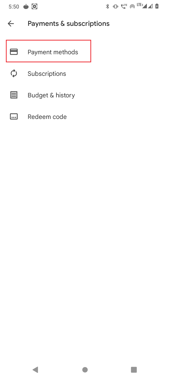 tap payment methods. Fix Error Retrieving Information from Server RPC