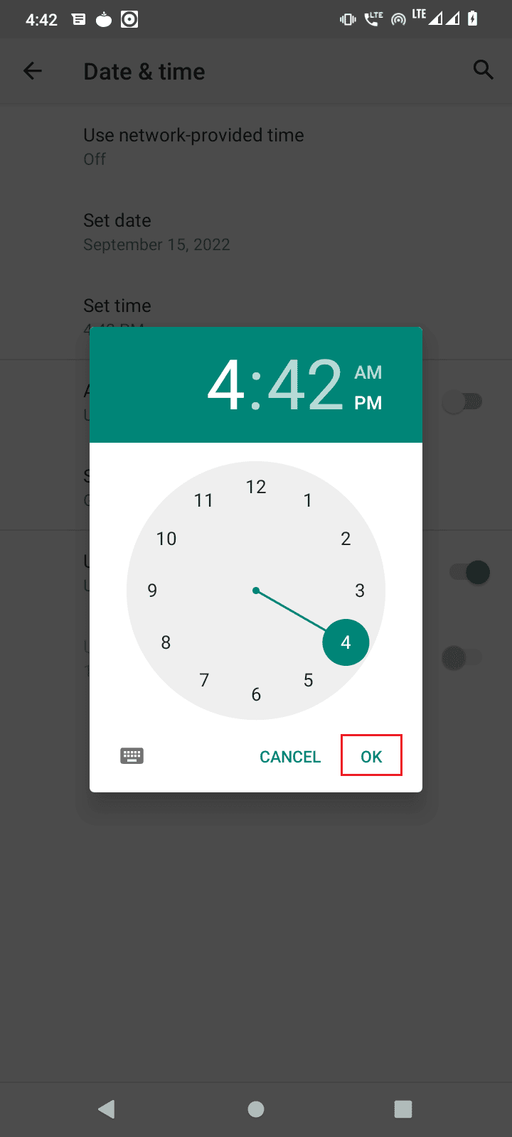 select correct time. Fix Error Retrieving Information from Server RPC
